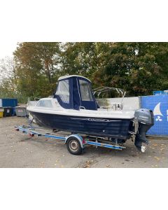 Crescent Hanö inkl. Yamaha F50HETL und Wick 1300kg Trailer Gebrauchtboot